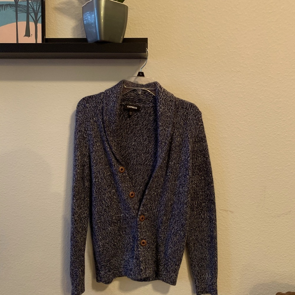 Marked knit cardigan